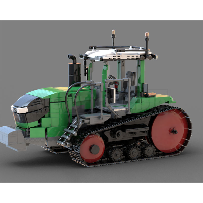 Urban Farming Agriculture - MOC-260781 Urban Farm Agricultural Tractor Building