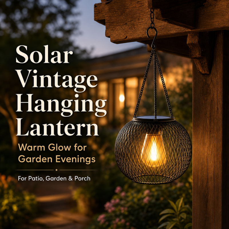 Solar Powered LED Hanging Floo - Farming And Agriculture recension och pris
