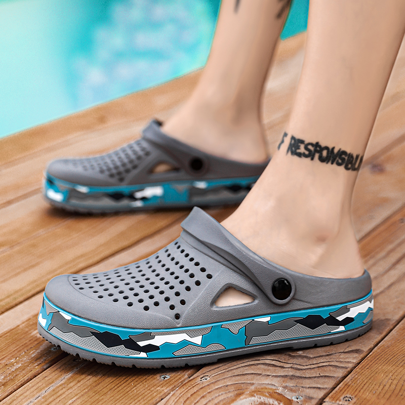 Summer Men Shoes Clogs Slipper - Farming And Agriculture recension och pris