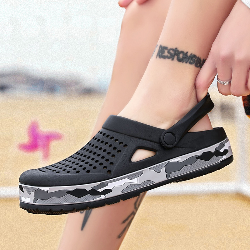Summer Men Shoes Clogs Slipper - Farming And Agriculture recension och pris