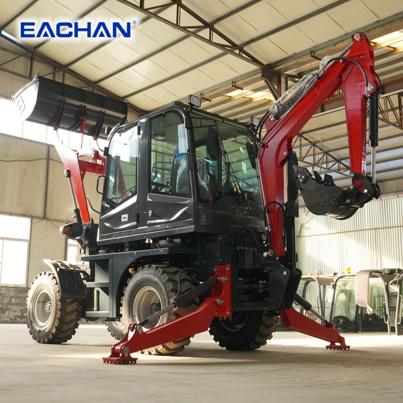 4WD Hydraulic Wheel Backhoe Lo - Farming Pump For Agriculture recension och pris