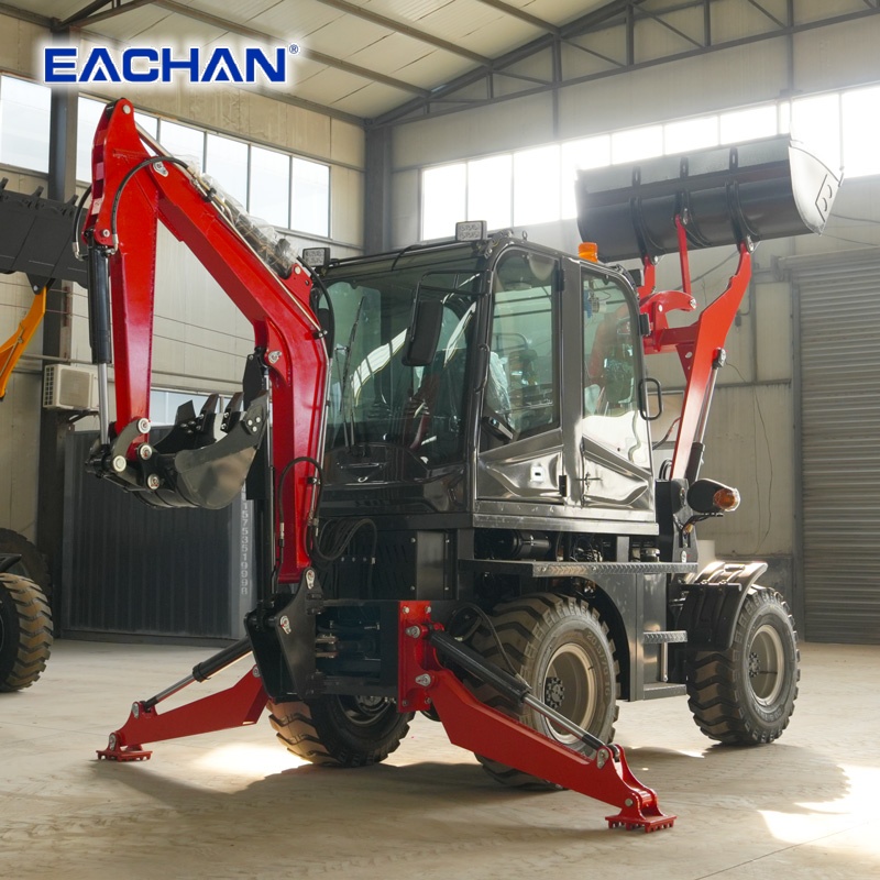 4WD Hydraulic Wheel Backhoe Lo - Farming Pump For Agriculture recension och pris