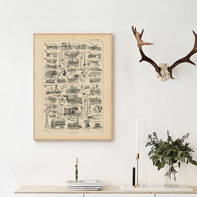 Farming Equipment Agricultural - Agriculture Farming Poster recension och pris