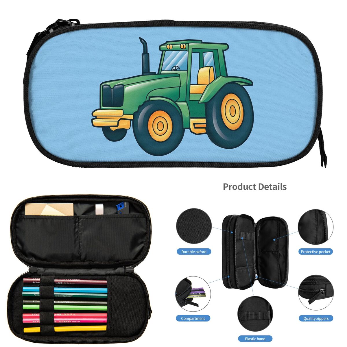 Cartoon Agricultural Tractor O - Agriculture Farming Cartoon recension och pris