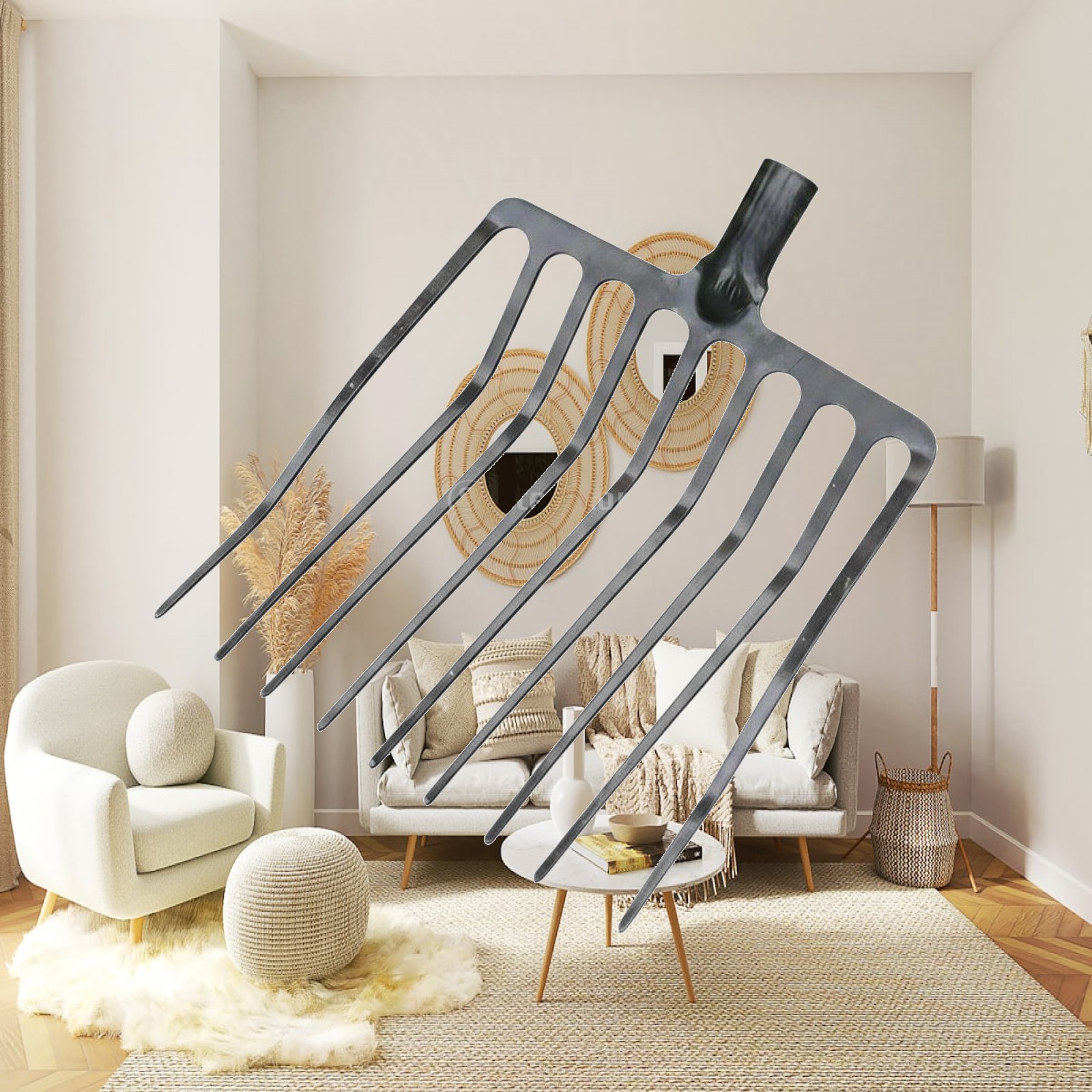 Single Piece Agricultural Fork - Farming Agriculture & Cooking recension och pris